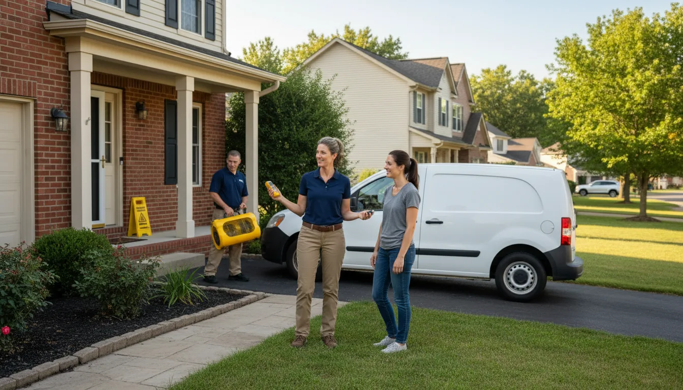 Residential water damage restoration in Beulaville, NC